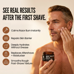 Post-shave repair balm