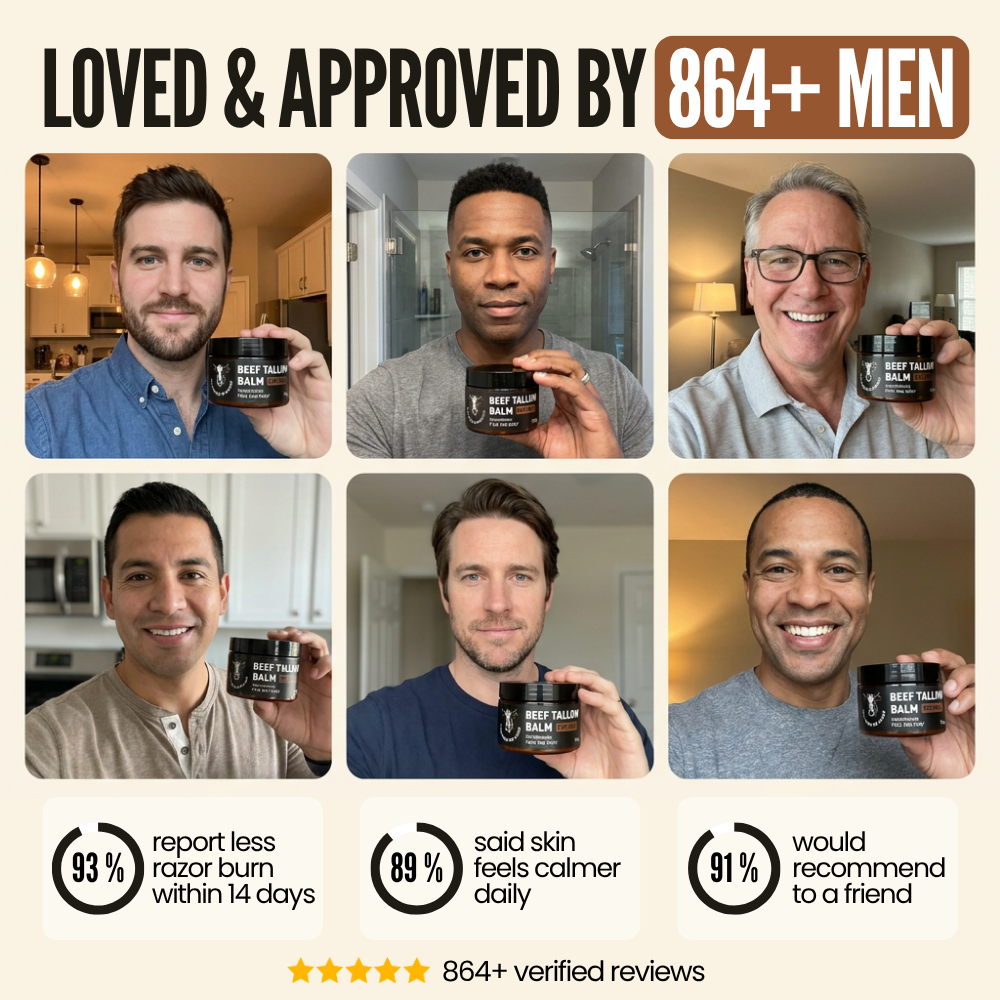 Post-shave repair balm
